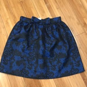 Anthropology Black and blue skirt size S/M